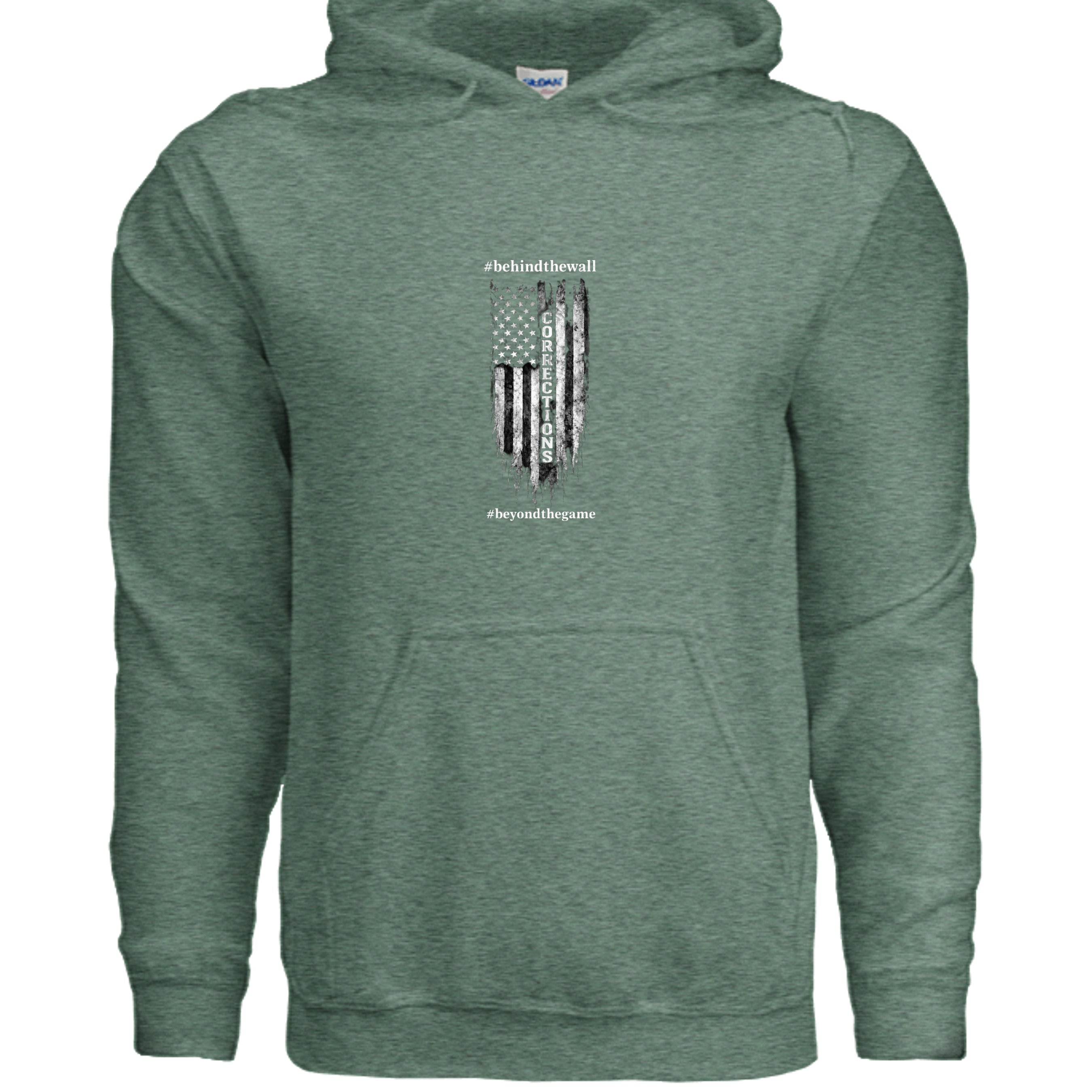 Heather Sport Dark Green - G185 - FRONT