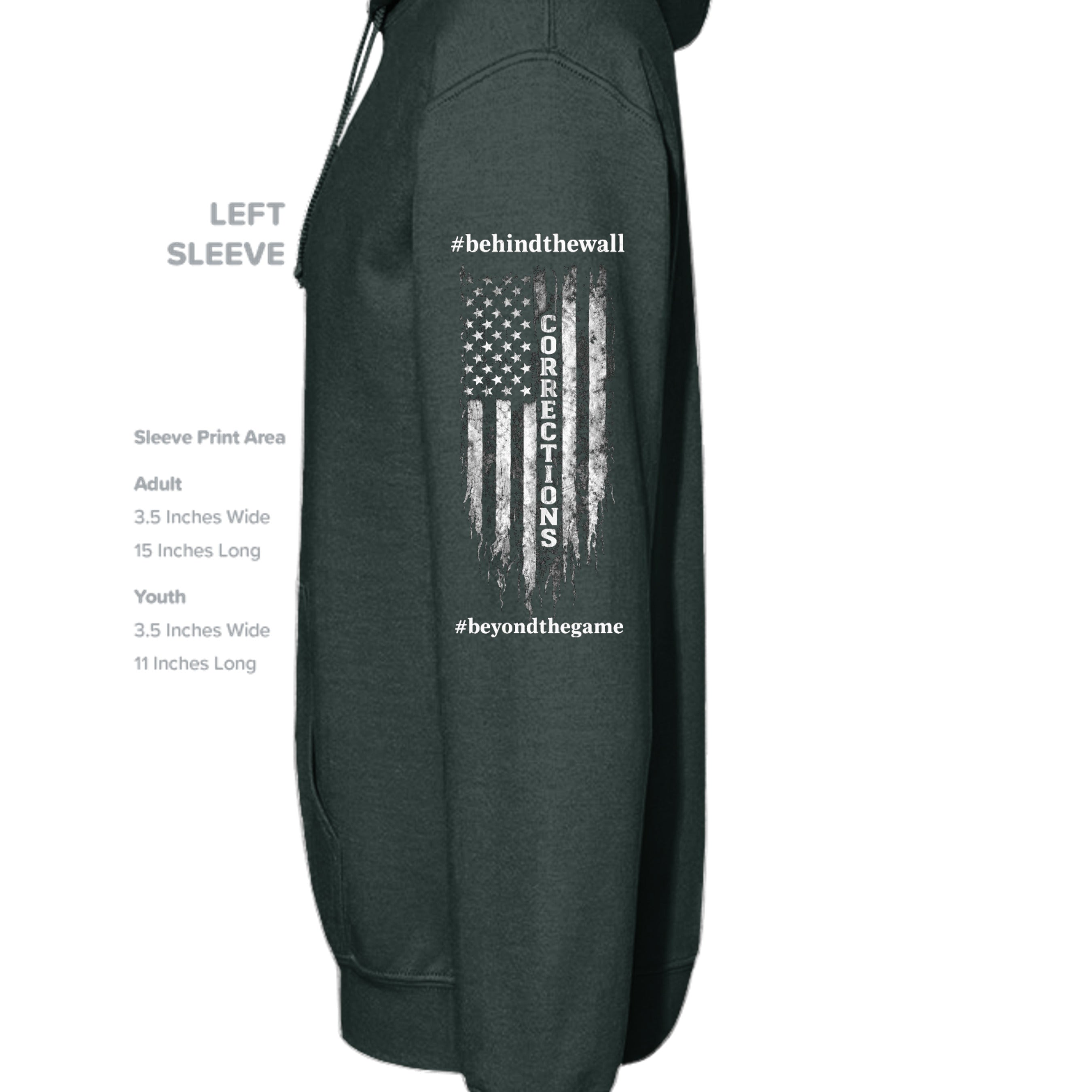 FOREST GREEN - G185 - SLEEVE_LEFT