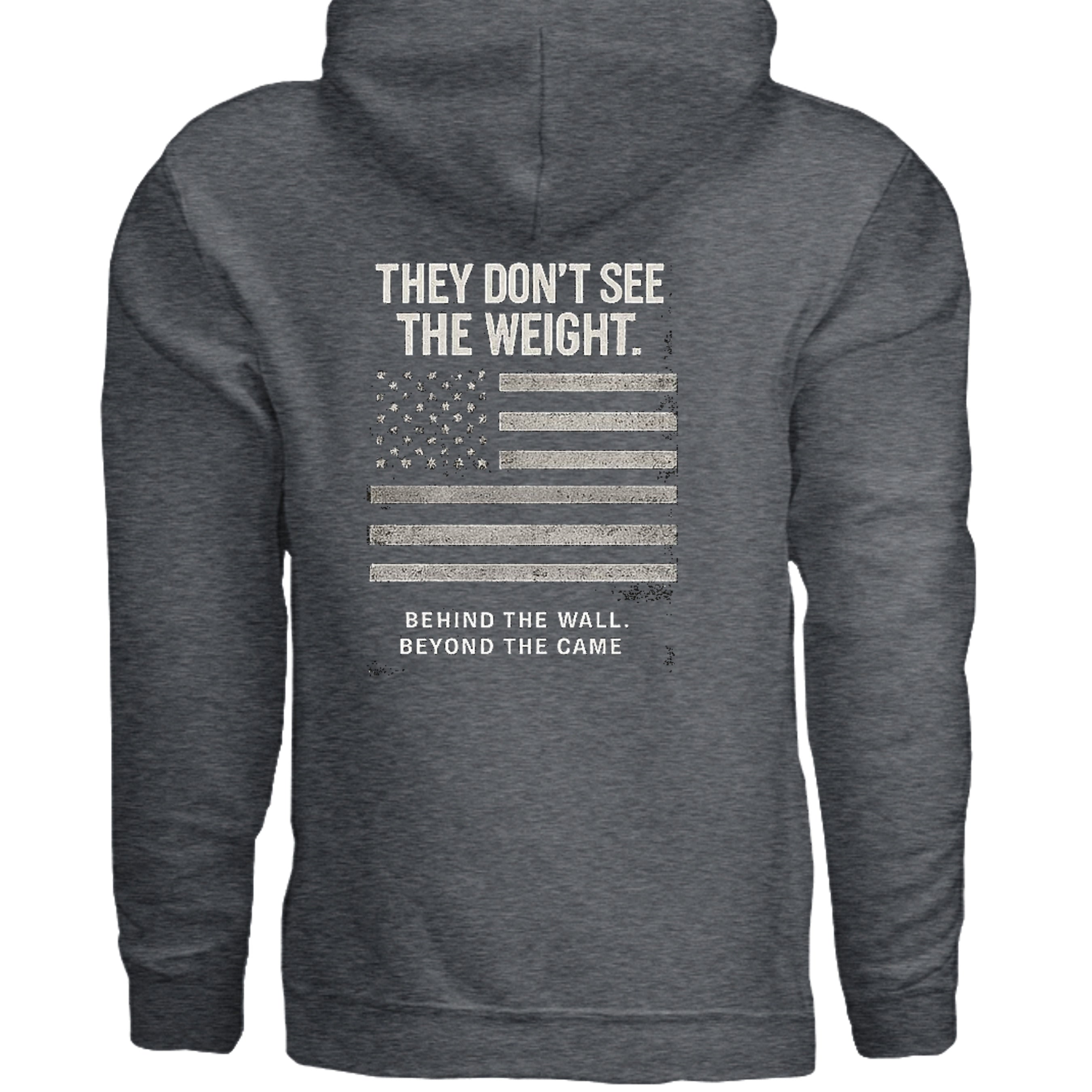DARK HEATHER - G185 - BACK