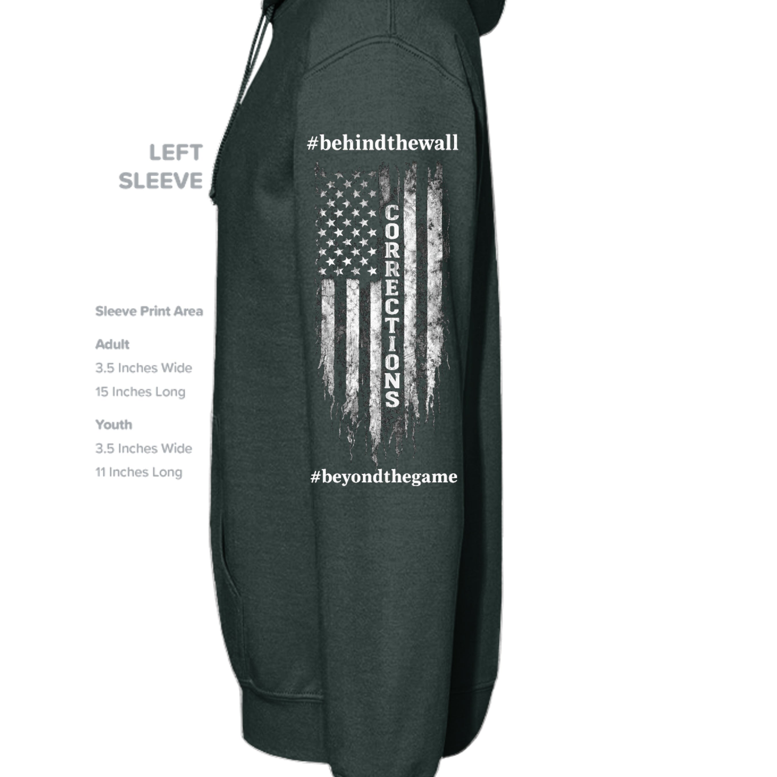 FOREST GREEN - G185 - SLEEVE_LEFT