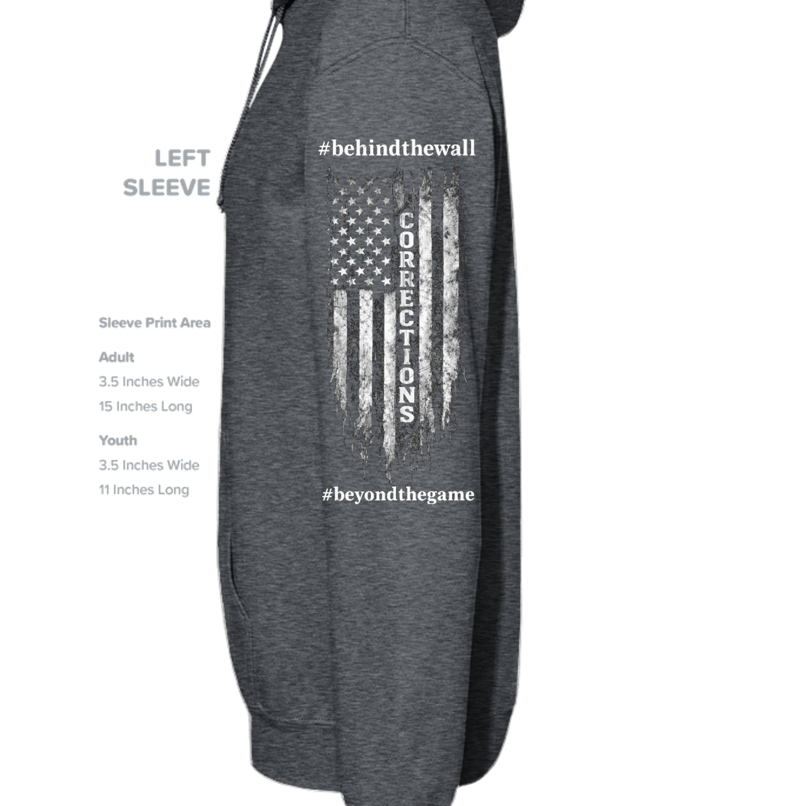 DARK HEATHER - G185 - SLEEVE_LEFT