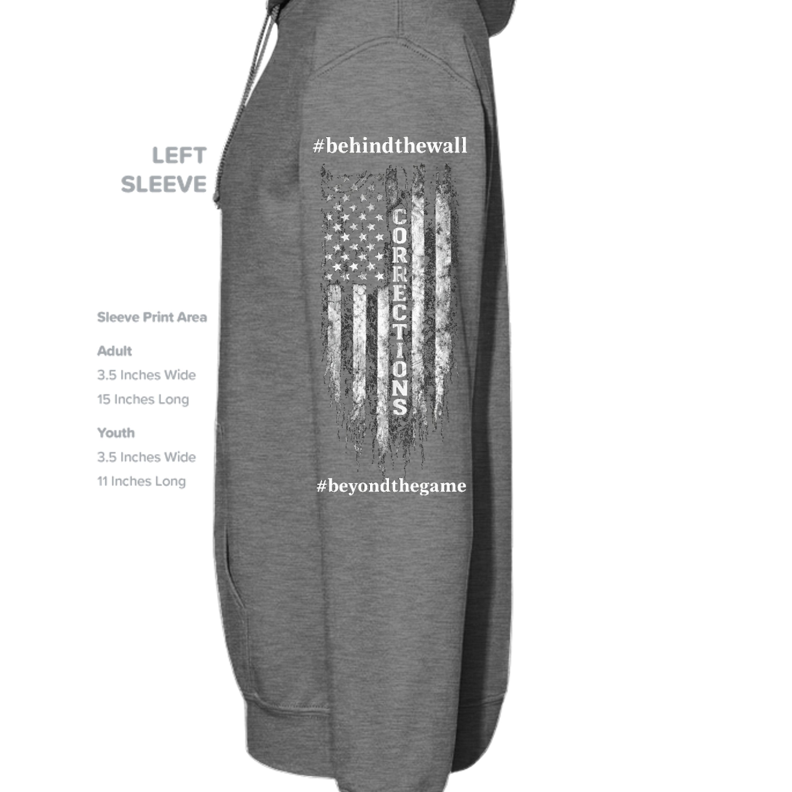 GRAPHITE HEATHER - G185 - SLEEVE_LEFT
