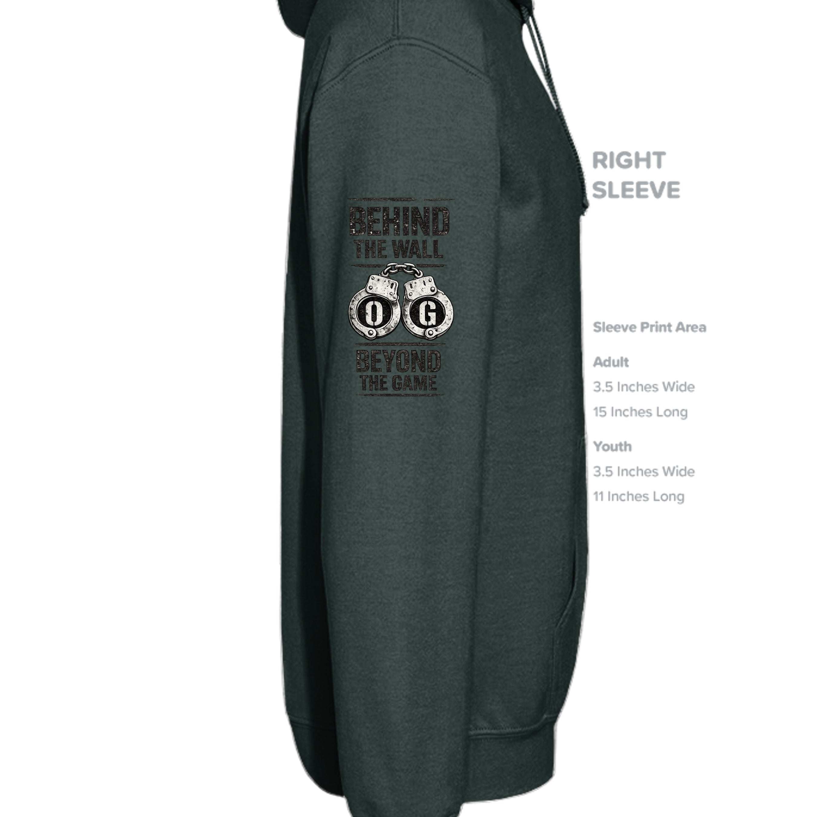 FOREST GREEN - G185 - SLEEVE_RIGHT