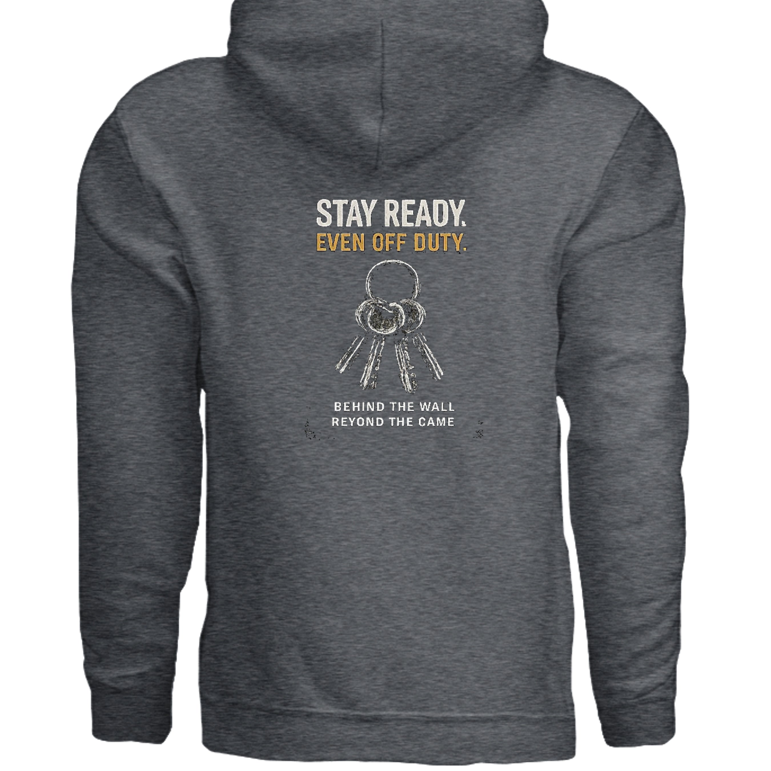 DARK HEATHER - G185 - BACK