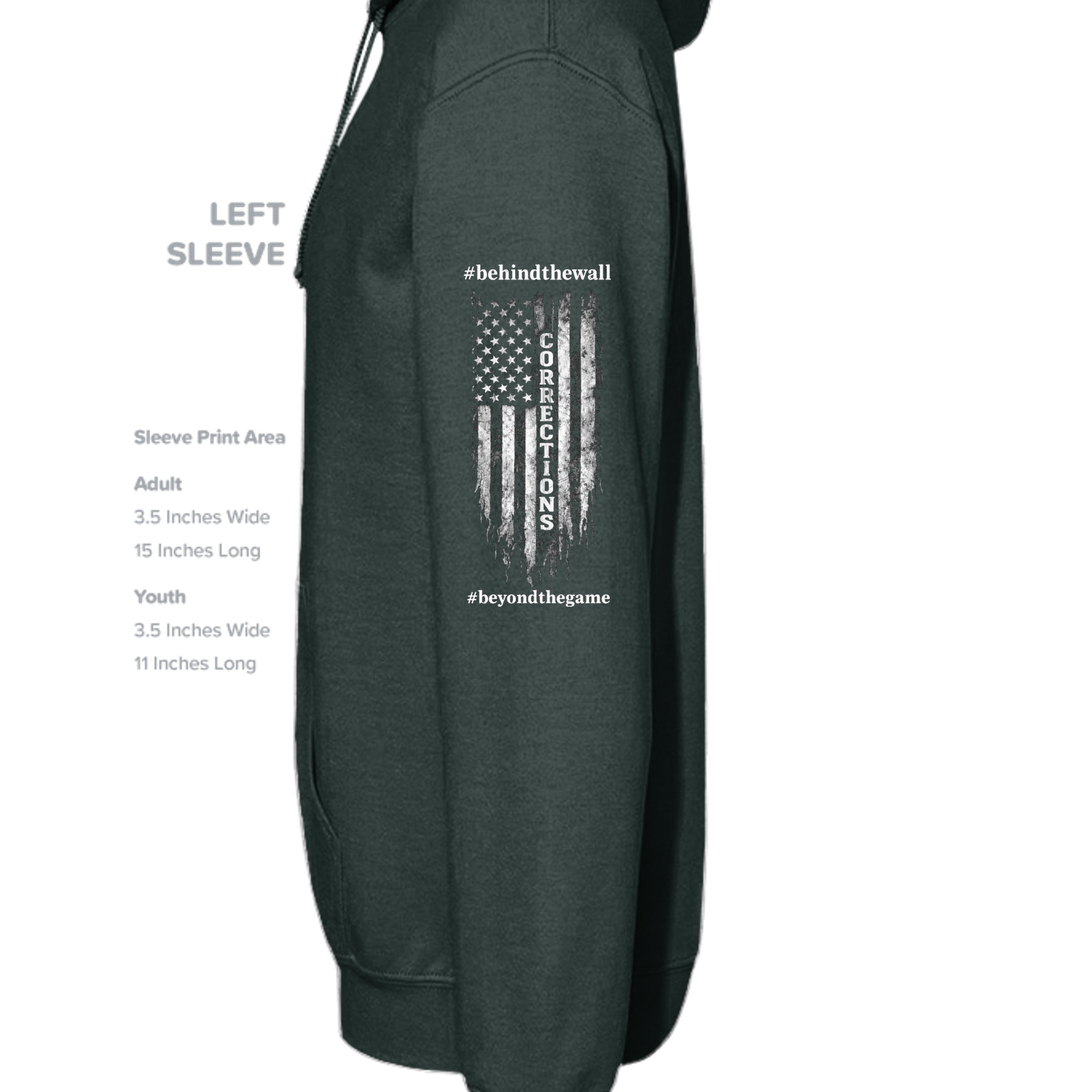 FOREST GREEN - G185 - SLEEVE_LEFT