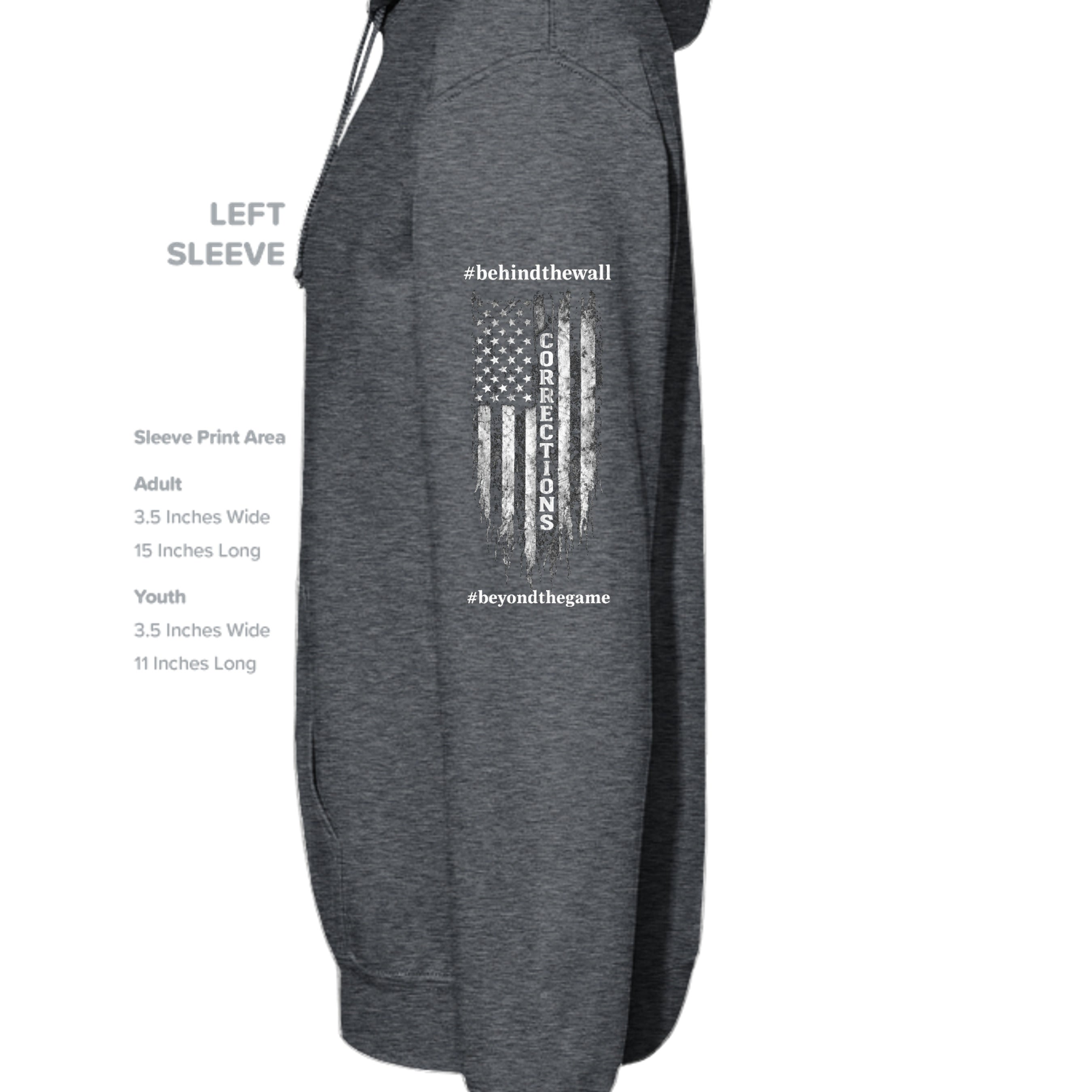 DARK HEATHER - G185 - SLEEVE_LEFT