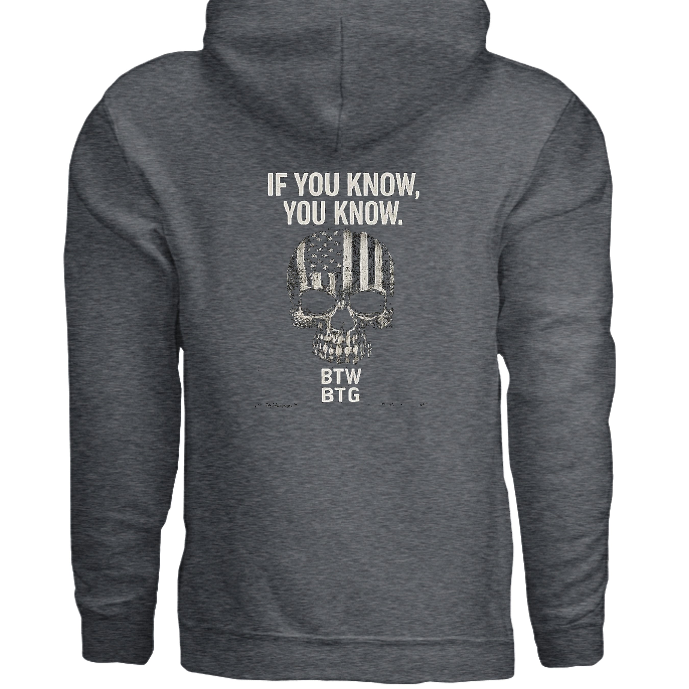 DARK HEATHER - G185 - BACK