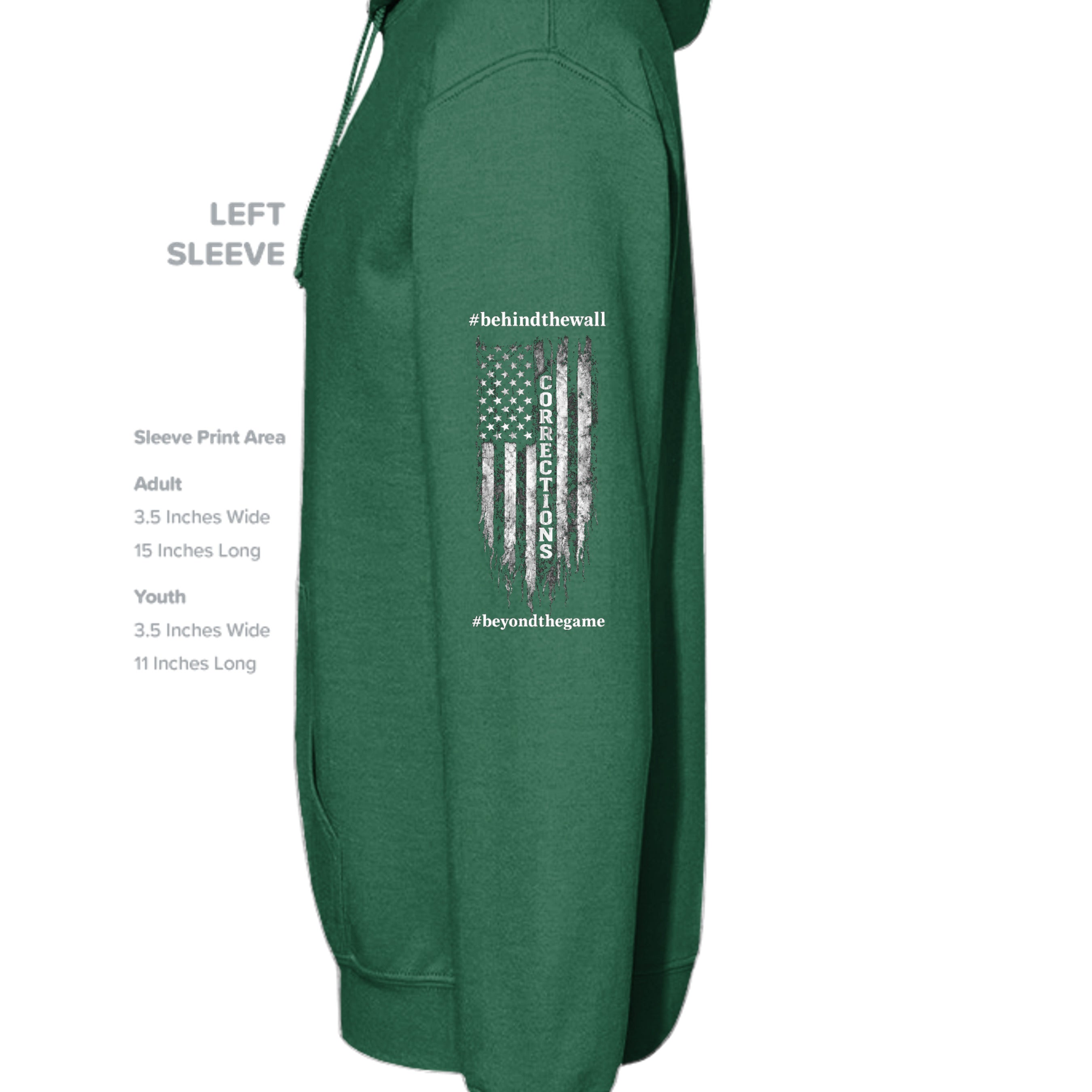 Fan Dark Green - G185 - SLEEVE_LEFT