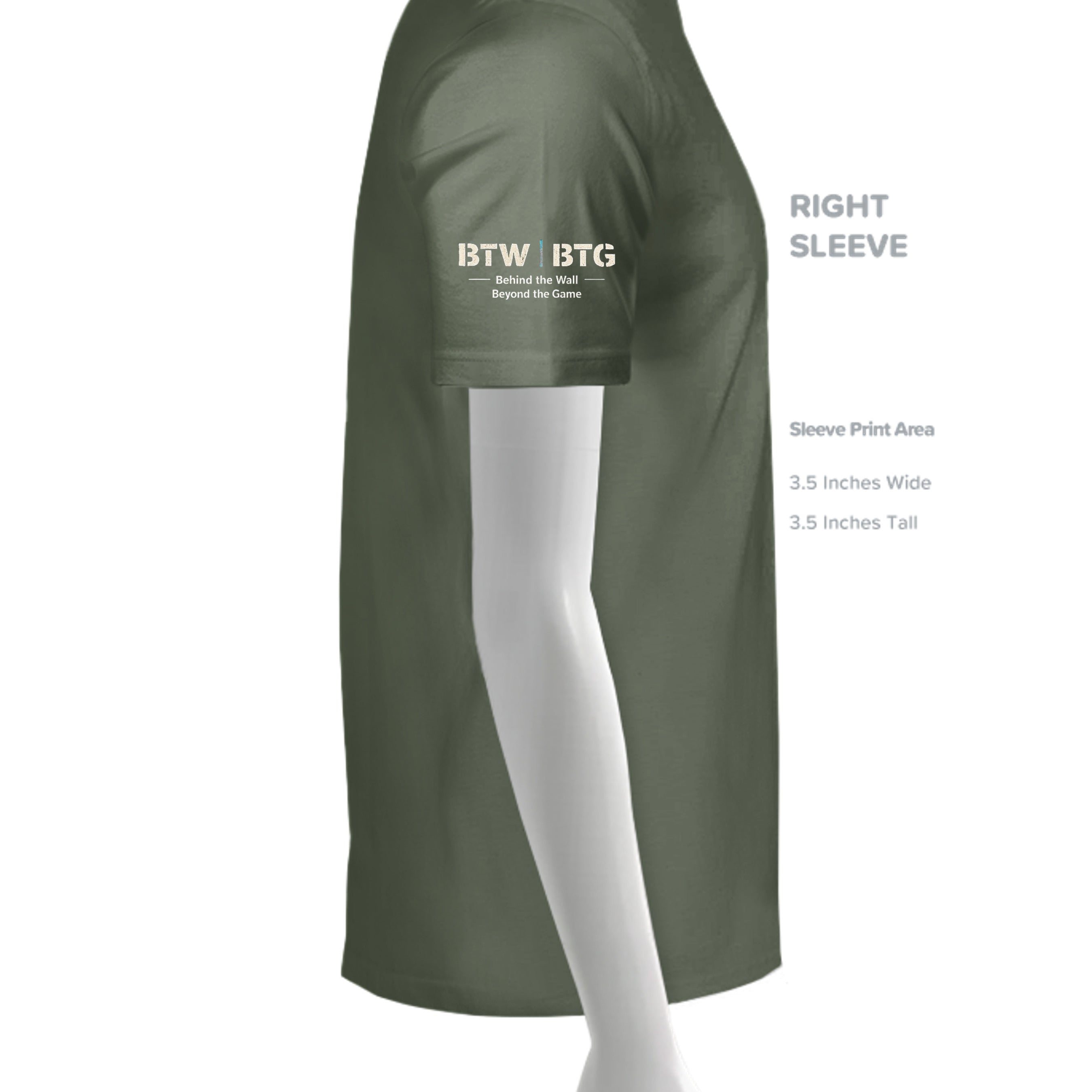 MILITARY GREEN - G200 - SLEEVE_RIGHT