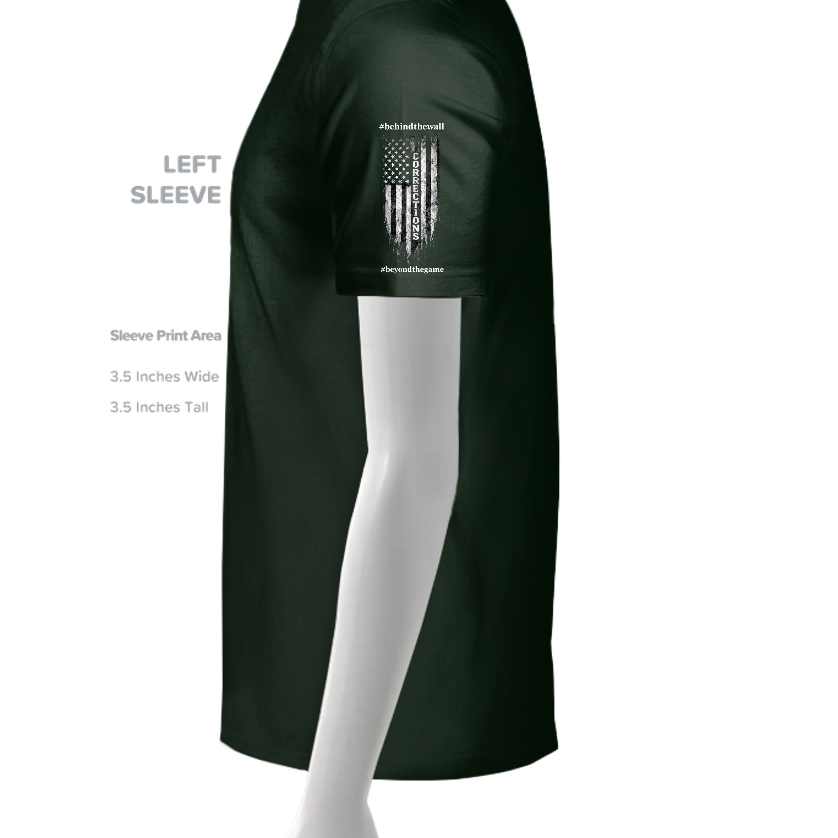 FOREST GREEN - G200 - SLEEVE_LEFT
