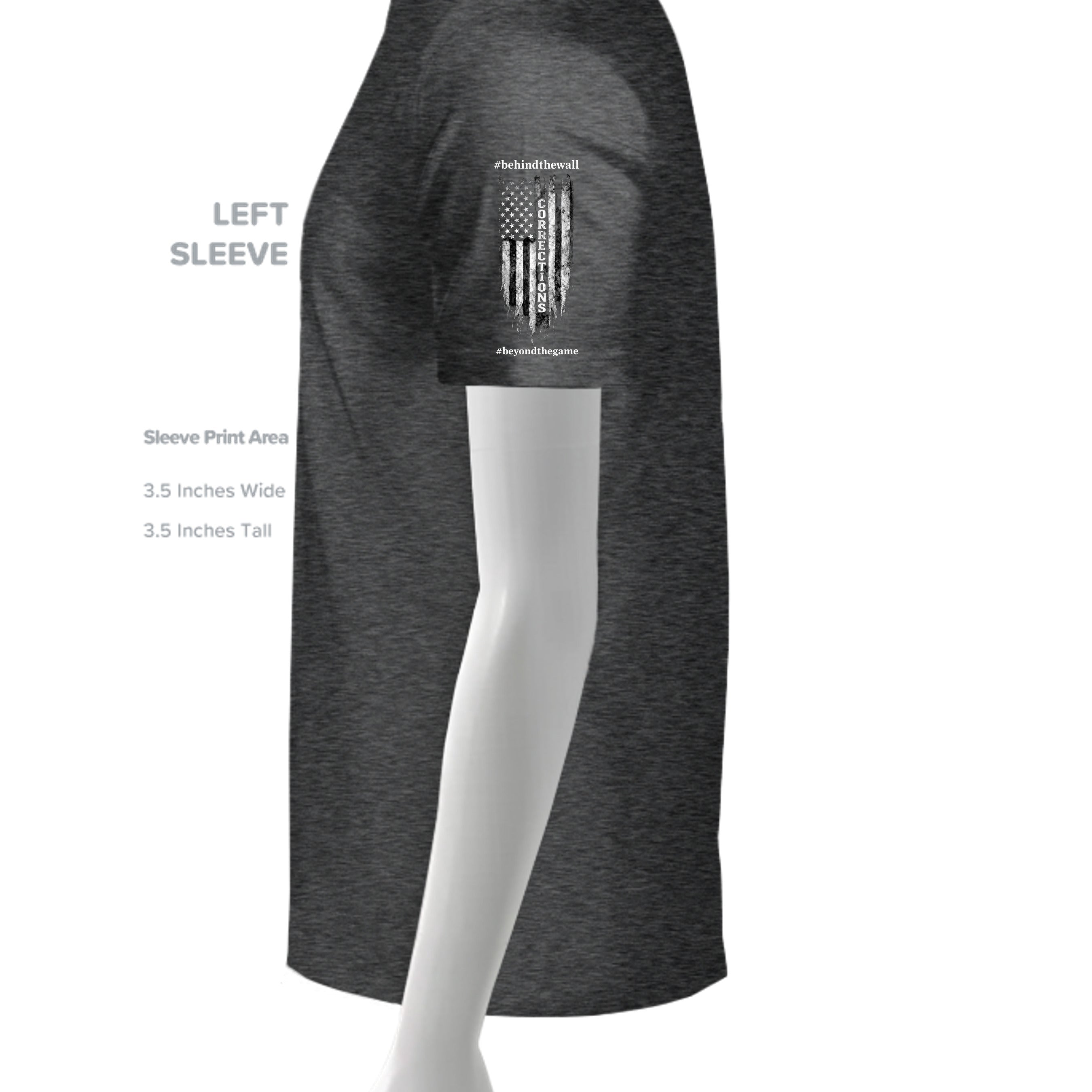 DARK HEATHER - G200 - SLEEVE_LEFT